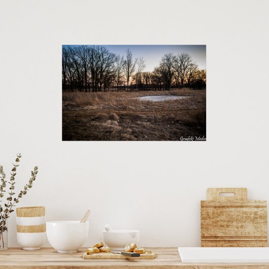 Icy Spring Poster (Keuken)