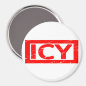 Icy Stamp Magneet (Voorkant / Achterkant)