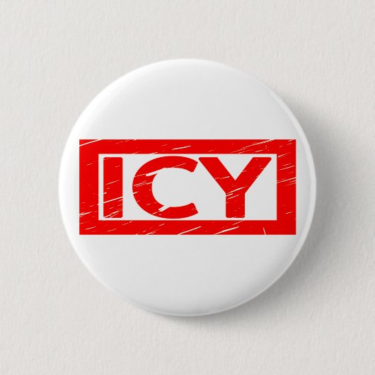 Icy Stamp Ronde Button 5,7 Cm (Voorkant)