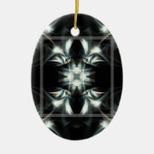 Icy Star Keramisch Ornament (Voorkant)
