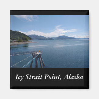 Icy Strait Point Alaska souvenir fotomagneet Magneet