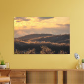 Icy Sunset Canvas Afdruk (Insitu (Woonkamer))