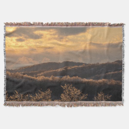 Icy Sunset Deken (Voorkant)