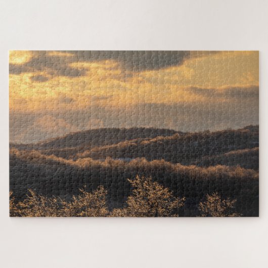 Icy Sunset Legpuzzel (Horizontaal)