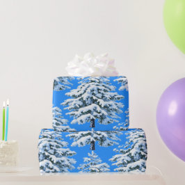 Icy Tree Dreams Snowy Forest Cadeaupapier