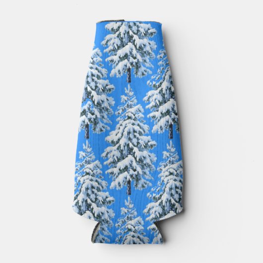 Icy Tree Dreams Snowy Forest Flesjeskoeler (Voorkant)