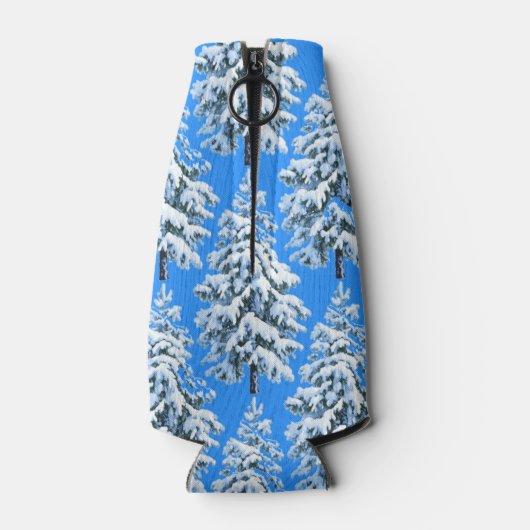 Icy Tree Dreams Snowy Forest Flesjeskoeler (Achterkant)