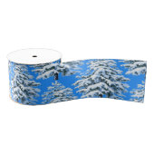 Icy Tree Dreams Snowy Forest Grosgrain Lint (Spoel)