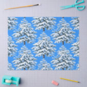 Icy Tree Dreams Snowy Forest Tissuepapier (Craft)