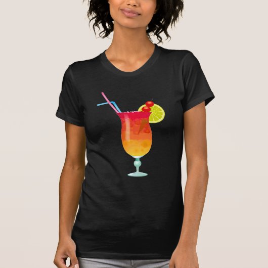 Icy Tropical Rum Punch T-shirt (Voorkant)