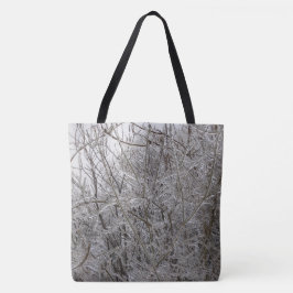 Icy Twigs Tote Bag