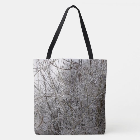 Icy Twigs Tote Bag (Voorkant)