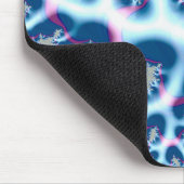 ~ Icy White en Blue~ Muismat (Hoek)