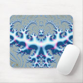 ~ Icy White en Blue~ Muismat (Met muis)