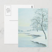 Icy Winter Landscape Briefkaart (Voorkant / Achterkant)