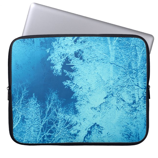 Icy Winter. Laptop Sleeve (Voorkant)