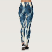 Icy Winter Pattern Leggings (Achterkant)
