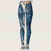 Icy Winter Pattern Leggings (Voorkant)