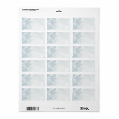 Icy Winter White Snowflake Mailing Address Label (Full Sheet)