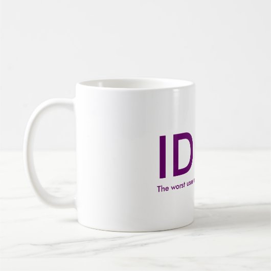 ID10T-Mok Koffiemok (Links)