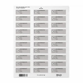 ID Air Mail Postcrossover Labels & Stickers (Full Sheet)