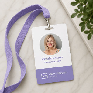 ID-badge 3x5 foto Op maat gemaakte werknemers QR Badge