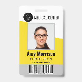 ID-badge met koord voor zakelijke medewerkers Badge