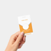 ID-badge Simple Logo Sjabloon Employee Photo Badge (Handheld)