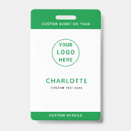 ID Badge Sjabloon Kinderen School Trip Muziek Tour