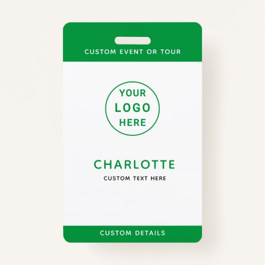 ID Badge Sjabloon Kinderen School Trip Muziek Tour (Voorkant)