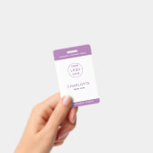 ID Badge Sjabloon Kinderen School Trip Muziek Tour (Handheld)