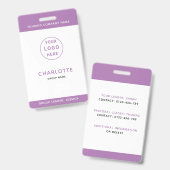 ID Badge Sjabloon Kinderen School Trip Muziek Tour (Voor- en achterkant)