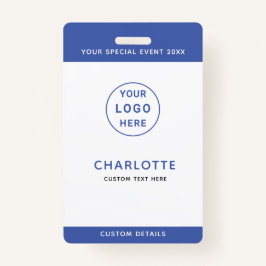 ID Badge Sjabloon Kinderen School Trip Muziek Tour