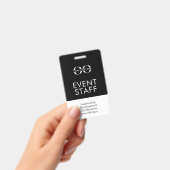 ID-badge voor evenementpersoneel Badge (Handheld)