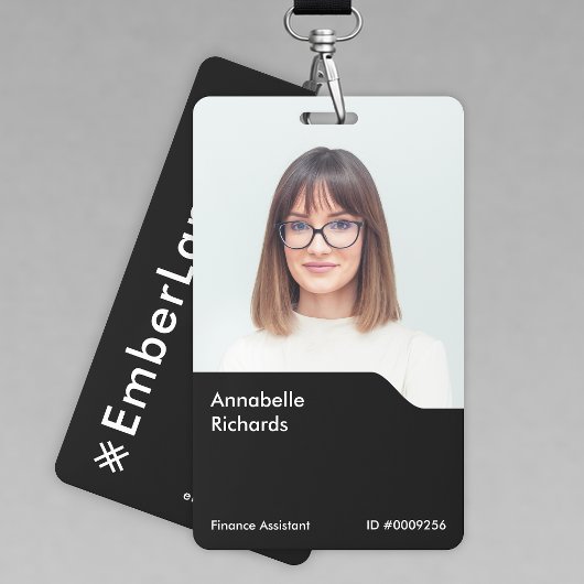 ID-badgefoto 3x5 | Aangepaste verticale personeels Badge