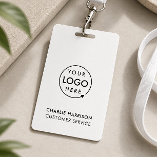 ID-badgekaart   Logohalsbandnaam Pas Badge