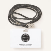 ID Bedrijfs Logo werknemer toevoegen Badge (Achterkant met draagriem)