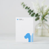 ID blau Great Dane serie  Visitekaartje (Staand voorkant)