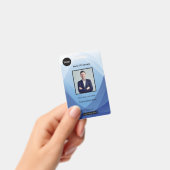 ID Blauwe Abstracte werknemer-identiteitsbewijs me Badge (Handheld)