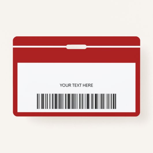 ID brandweerman vrijwilliger sjabloon brandweersta Badge (Achterkant)