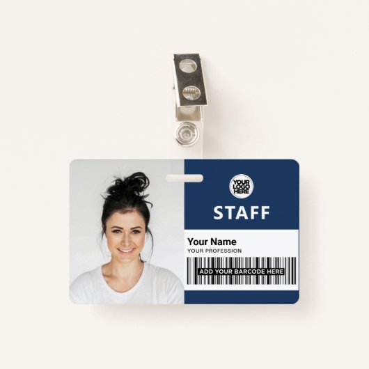 ID Business Photo ID Badge (Voorkant met clip)