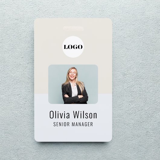 ID Card Badge | Business Logo Employee Photo