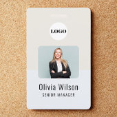 ID Card Badge | Business Logo Employee Photo