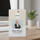 ID Card Badge | Business Logo Employee Photo