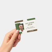 ID Card Badge | Minimal Business Employee Photo (Handheld)