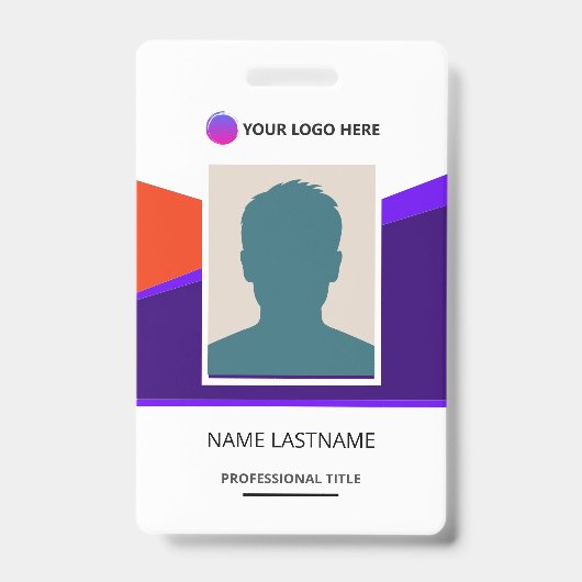 ID Card Identification Badge (Voorkant)