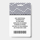 ID Cards Employee Custom Printing Badge (Achterkant)