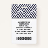 ID Cards Employee Custom Printing Badge (Achterkant)