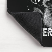 I'd Ck You Over Trash Funny Raccoon Retro Valentin Muismat (Hoek)