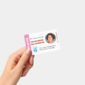 ID-code werknemer, functieteken en foto's Logo Badge (Handheld)